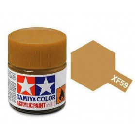 Tamiya XF-59 - jaune désert mat - pot acrylique 10 ml