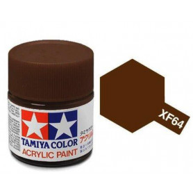 Tamiya XF-64 - rouge brun mat - pot acrylique 10 ml
