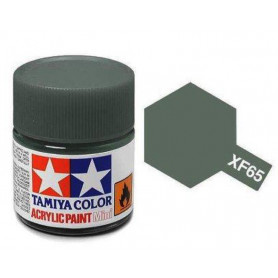 Tamiya XF-65 - gris campagne mat - pot acrylique 10 ml