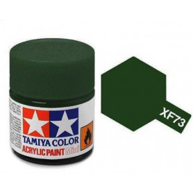 Tamiya XF-73 - vert foncé JGSDF mat - pot acrylique 10 ml