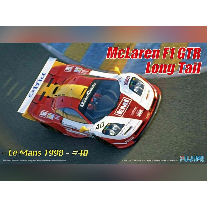 Maquette McLaren F1 GTR Long Tail Le Mans 1998 - 1/24