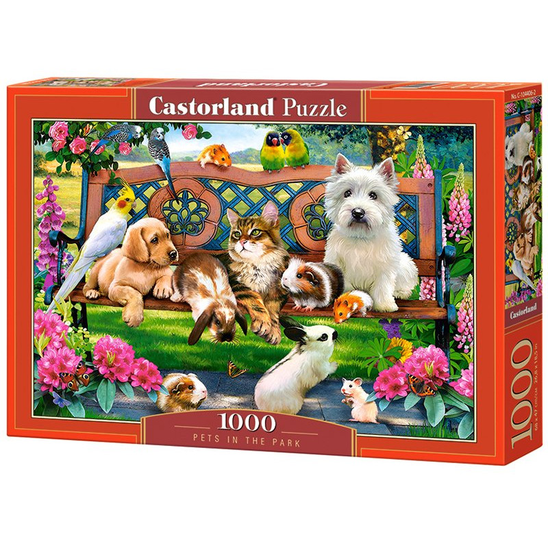 Pets in the Park - Puzzle 1000 pièces - CASTORLAND