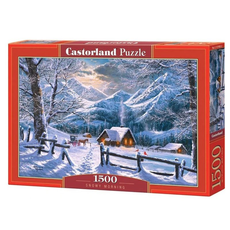 Snowy Morning - Puzzle 1500 pièces - CASTORLAND