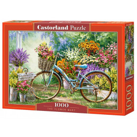 The Flower Mart - Puzzle 1000 pièces - CASTORLAND