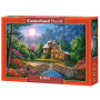 Cottage in the Moon Garden - Puzzle 1000 pièces - CASTORLAND