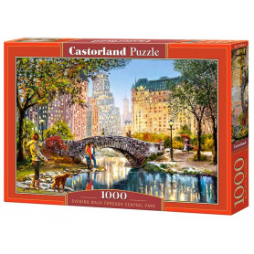 Evening Walk Through Central Park - Puzzle 1000 pièces - CASTORLAND