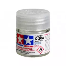 Tamiya X-20A - Diluant peinture acrylique 10 ml