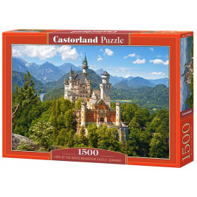 View of the Neuschwanstein Castle, Germany - Puzzle 500 pièces - CASTORLAND