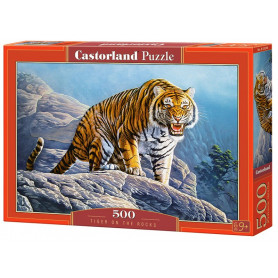 Tiger on the Rocks - Puzzle 500 pièces - CASTORLAND