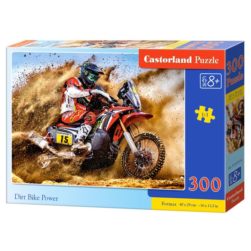 Dirt Bike Power - Puzzle 300 pièces - CASTORLAND