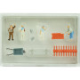 Maçons et accessoires - HO 1/87 - PREISER 10251