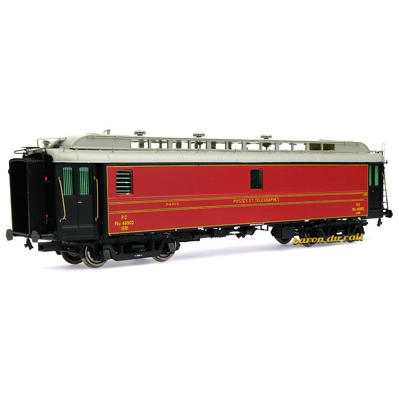Ambulant OCEM 16m P.O. ép. II - HO 1/87 - REE VB-260