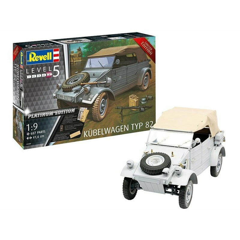 Kübelwagen type 82 Platinum Edition limitée - échelle 1/9 - REVELL 03500