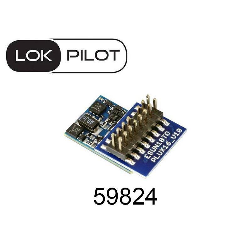 LokPilot V5 PluX16 DCC - HO / N - ESU 59824