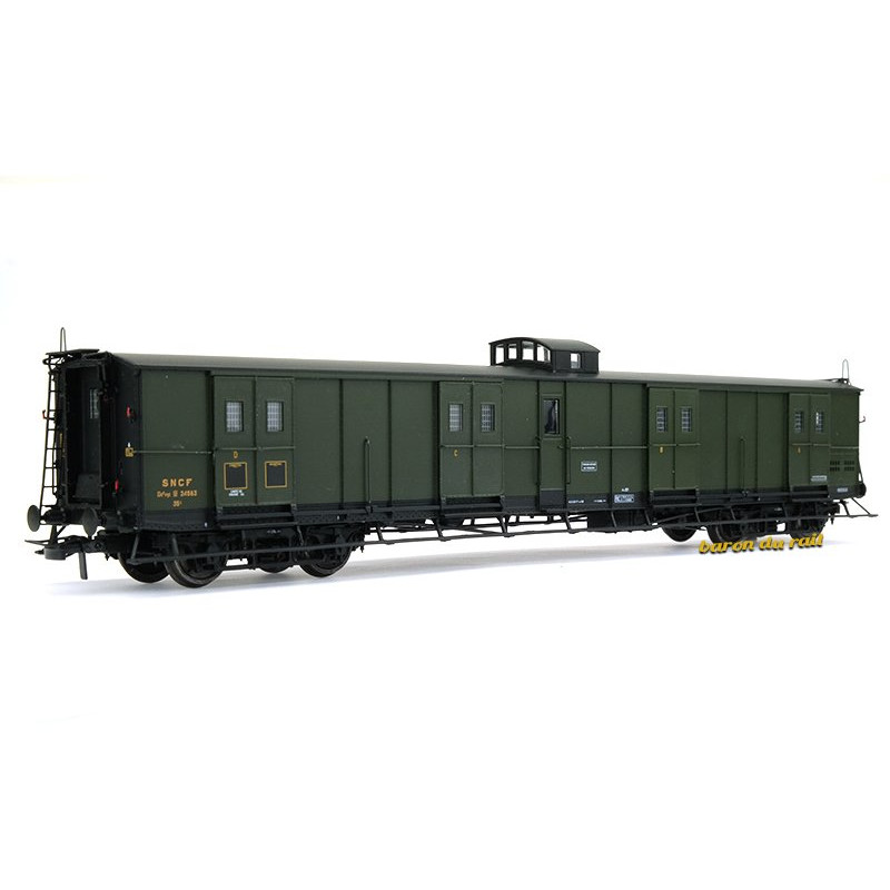 Fourgon à bogie ex-PLM SNCF - Ep. III - HO 1/87 - REE VB-358