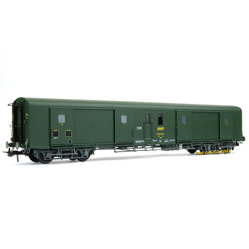 Fourgon à bogie ex-PLM SNCF avec feux - Ep. IV - HO 1/87 - REE VB-365
