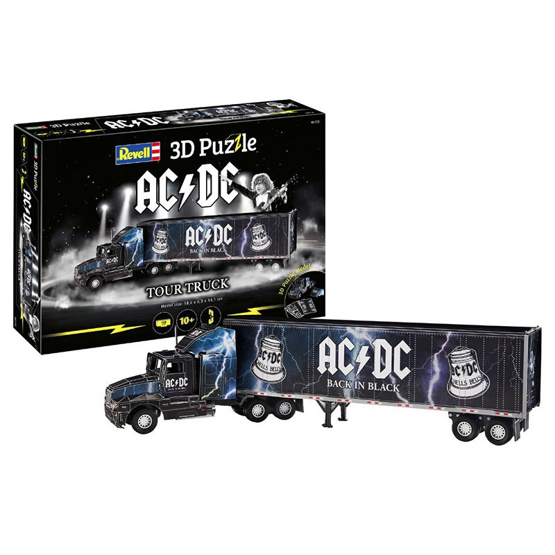 Camion de tournée AC / DC puzzle 3D - 58,6 cm - Revell 00172
