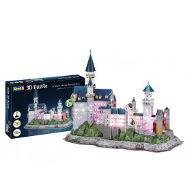 Édition LED du château de Neuschwanstein puzzle 3D - Revell 00151