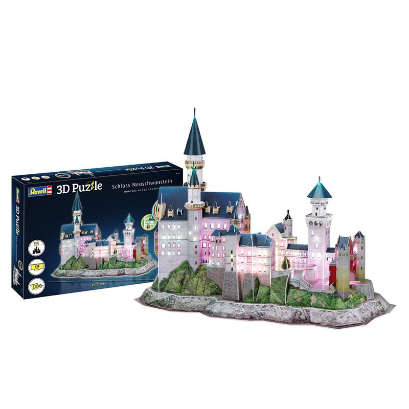 Édition LED du château de Neuschwanstein puzzle 3D - Revell 00151