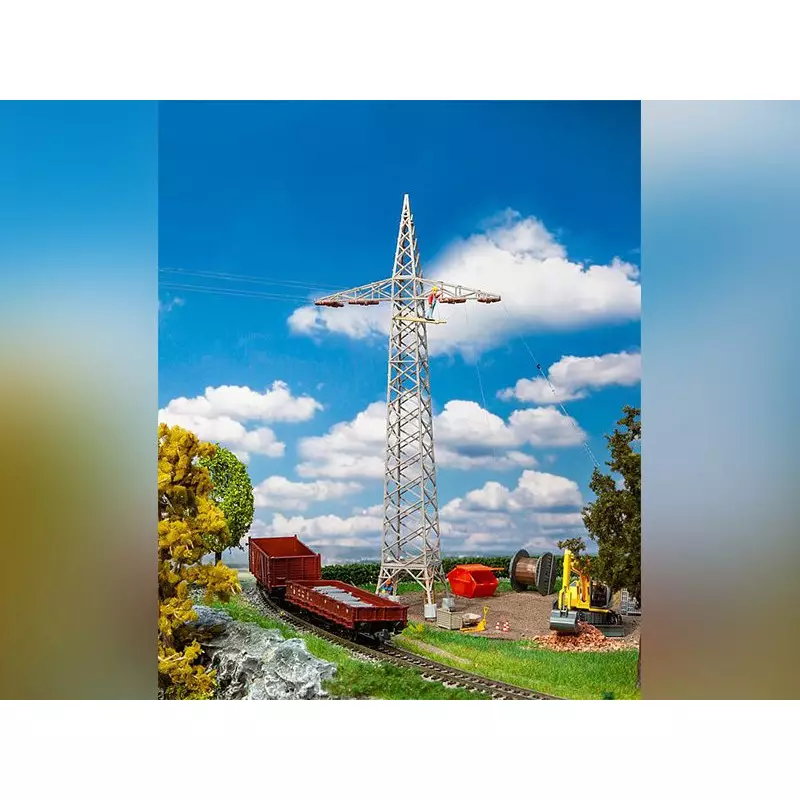 2 pylônes du réseau de traction - HO 1/87 - FALLER 120377