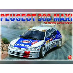 Peugeot 306 Maxi Monte Carlo 96 - échelle 1/24 - NUNU 24009