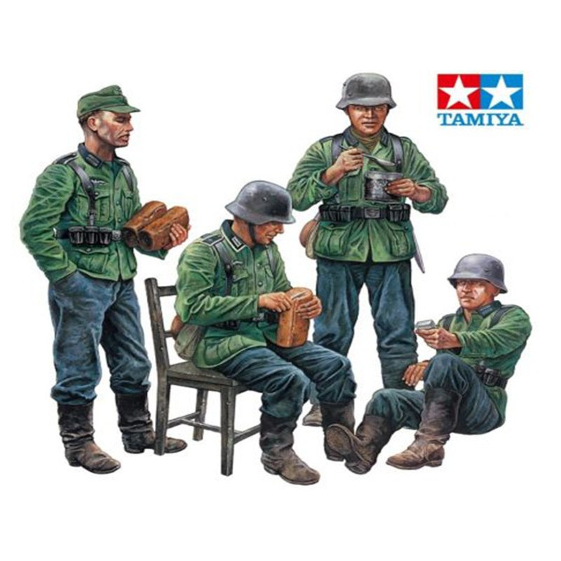 Soldats allemands au repos - WWII - 1/35 - Tamiya 35129