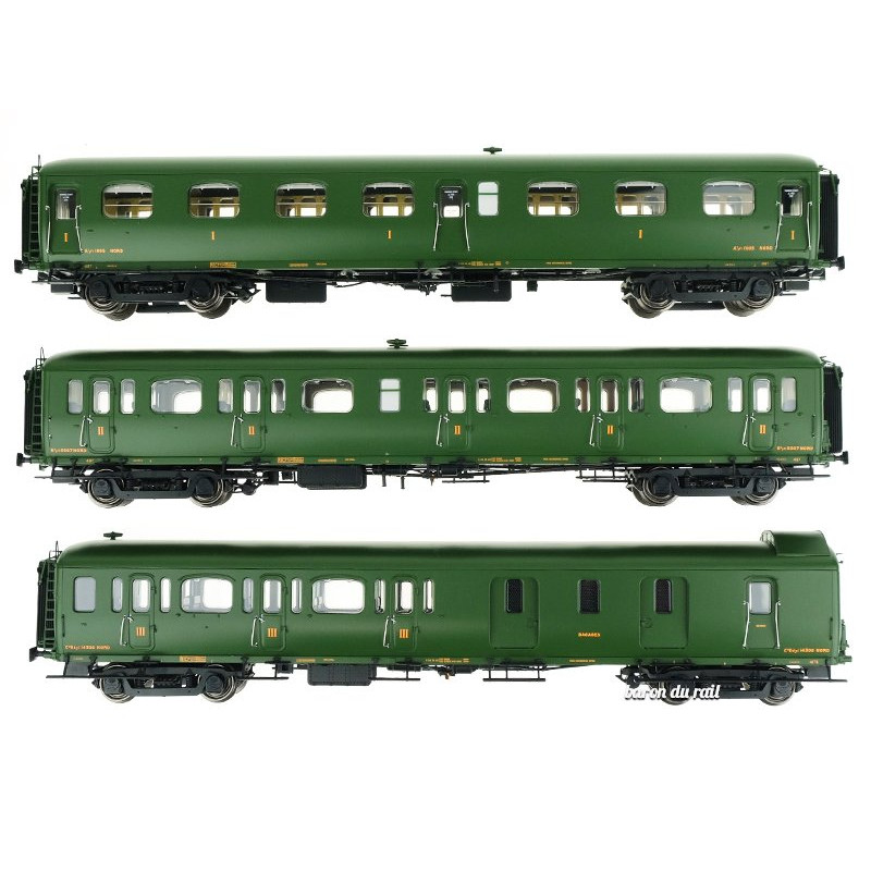 3x Express Nord A7, B9, C5D - ép IIb - HO 1/87 - 40320 LS Models