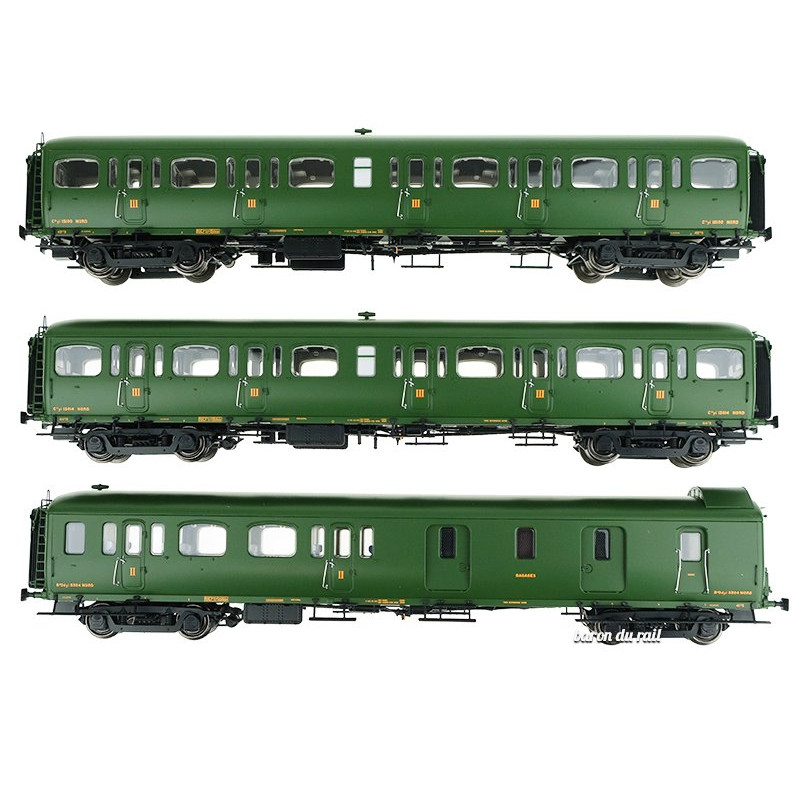3x Express Nord C11, C11, B4D - ép IIb - HO 1/87 - 40321 LS Models