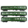 3x Express Nord C11, C11, B4D - ép IIb - HO 1/87 - 40321 LS Models