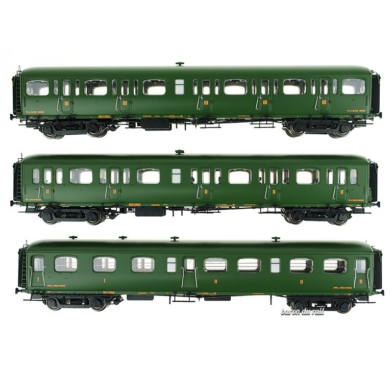 3x Express Nord A3, B9, C11 - ép IIb - HO 1/87 - 40322 LS Models