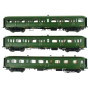 3x Express Nord A3, B9, C11 - ép IIb - HO 1/87 - 40322 LS Models