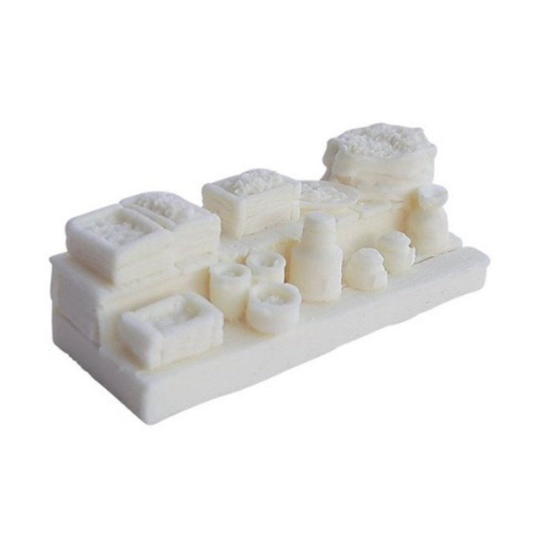 Stand de marché épices résine à peindre 28-32 mm (1/56) - ZITERDES 79537