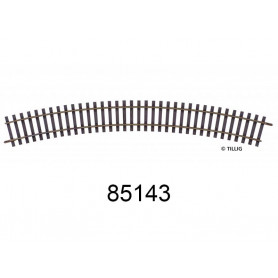1x rail courbe, 30°, rayon 484 mm Elite code 83 - TILLIG 85143