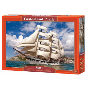Tall Ship Leaving Harbour - Puzzle 500 pièces - CASTORLAND