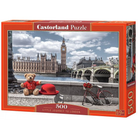 Little Journey to London - Puzzle 500 pièces - CASTORLAND