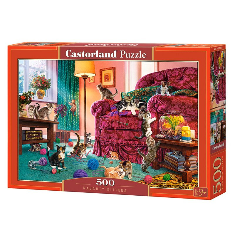 Naughty Kittens - Puzzle 500 pièces - CASTORLAND