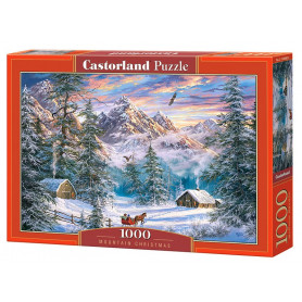 Mountain Christmas - Puzzle 1000 pièces - CASTORLAND