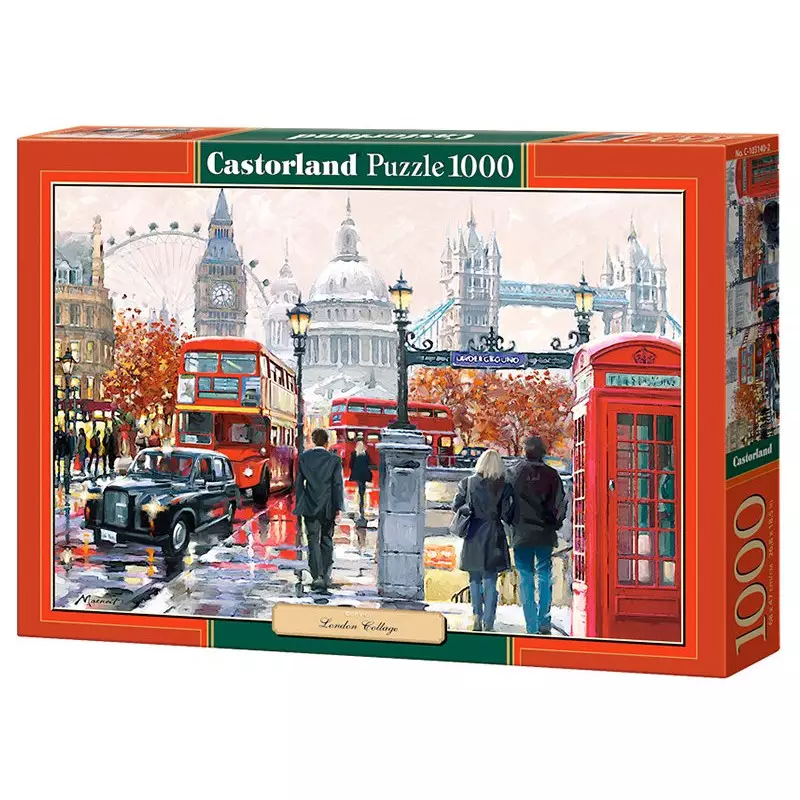 London Collage - Puzzle 1000 pièces - CASTORLAND