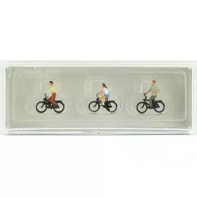 3 cyclistes - N 1/160 - PREISER 79089