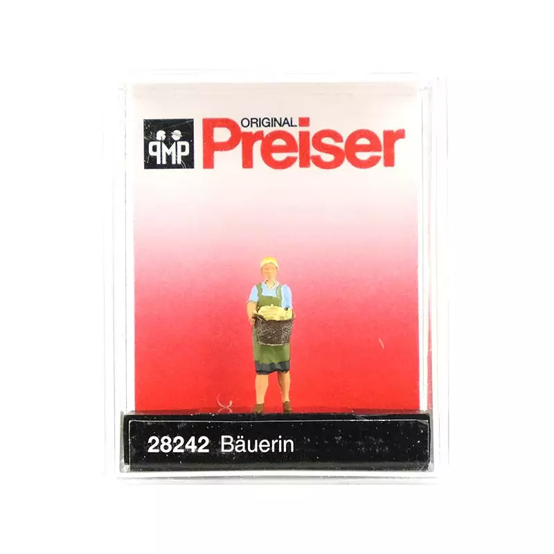 Agricultrice portant un panier - HO 1/87 - PREISER 28242