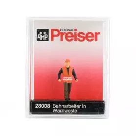 Ouvrier en tenue de sécurité - HO 1/87 - PREISER 28008