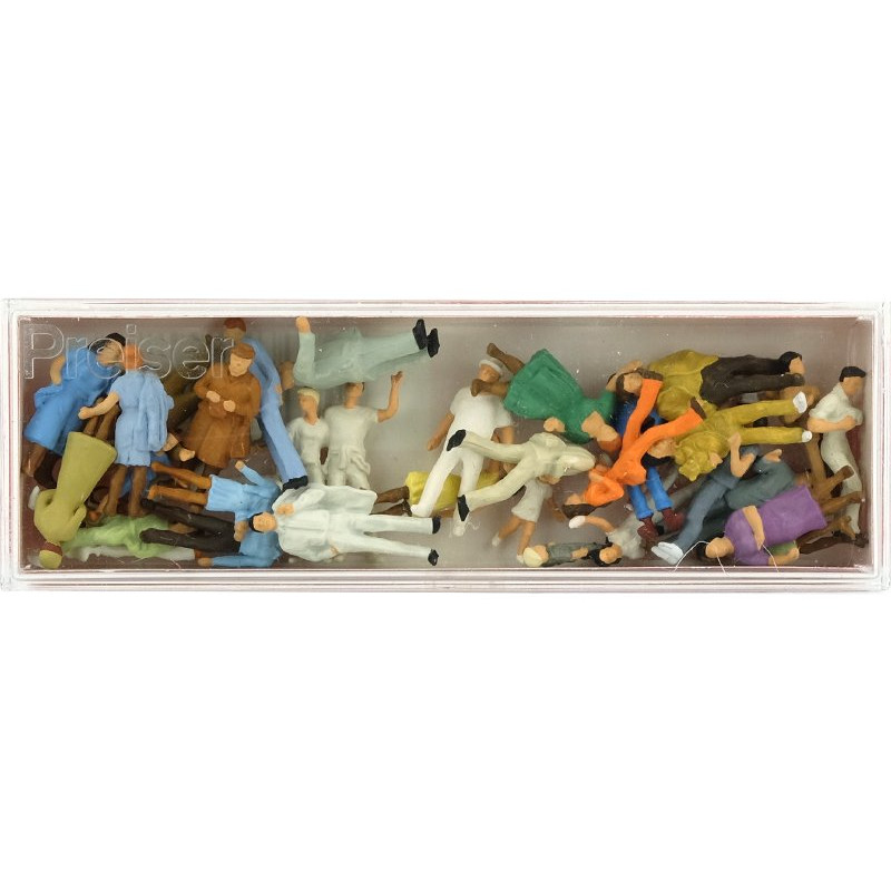 36 passants - HO 1/87 - PREISER 14412