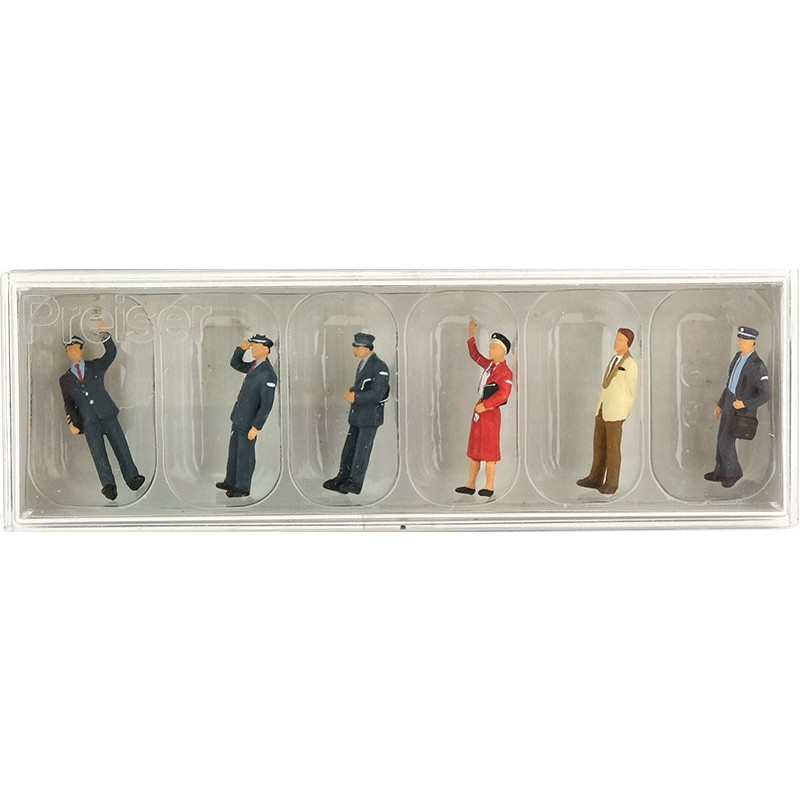 Personnel de gare DB - HO 1/87 - PREISER 10237