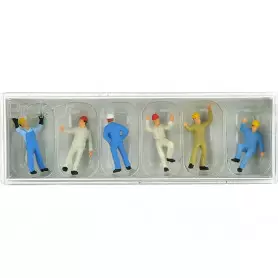 Ouvriers industriels - HO 1/87 - PREISER 10105