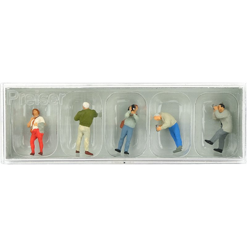 Photographes et vidéastes - HO 1/87 - PREISER 10531