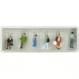 Passants et policier - HO 1/87 - PREISER 10378
