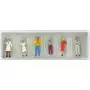 Personnages au snack - HO 1/87 - PREISER 10109