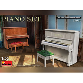 Set 2 pianos droits - échelle 1/35 - MINIART 35626