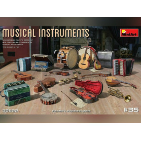 Instruments de musique - échelle 1/35 - MINIART 35622