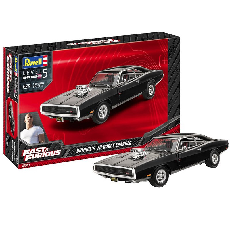 Fast & Furious - Dominic's 1970 Dodge Charger - 1/25 - REVELL 07693